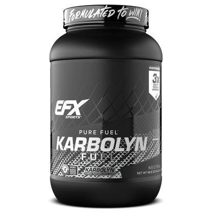 EFX Sports Karbolyn Fuel | Fast-Absorbing Carbohydrate Powder | Carb Load, Sustained Energy, Quick Recovery | Stimulant Free | 39 Servings (Neutral) Nirvana Guru