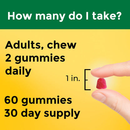 Nature Made High Absorption Magnesium Citrate 200 mg per serving, Magnesium Supplement for Muscle, Nerve, Bone and Heart Support, 60 Magnesium Gummies, 30 Day Supply - Nirvana Guru