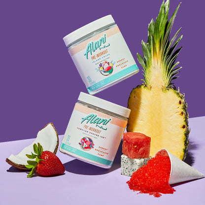 Alani Nu Pre Workout Powder Hawaiian Shaved ICE, Amino Energy Boost, Endurance Supplement, Sugar Free, 200mg Caffeine, L-Theanine, Beta-Alanine, L-Citrulline, 30 Servings Nirvana Guru