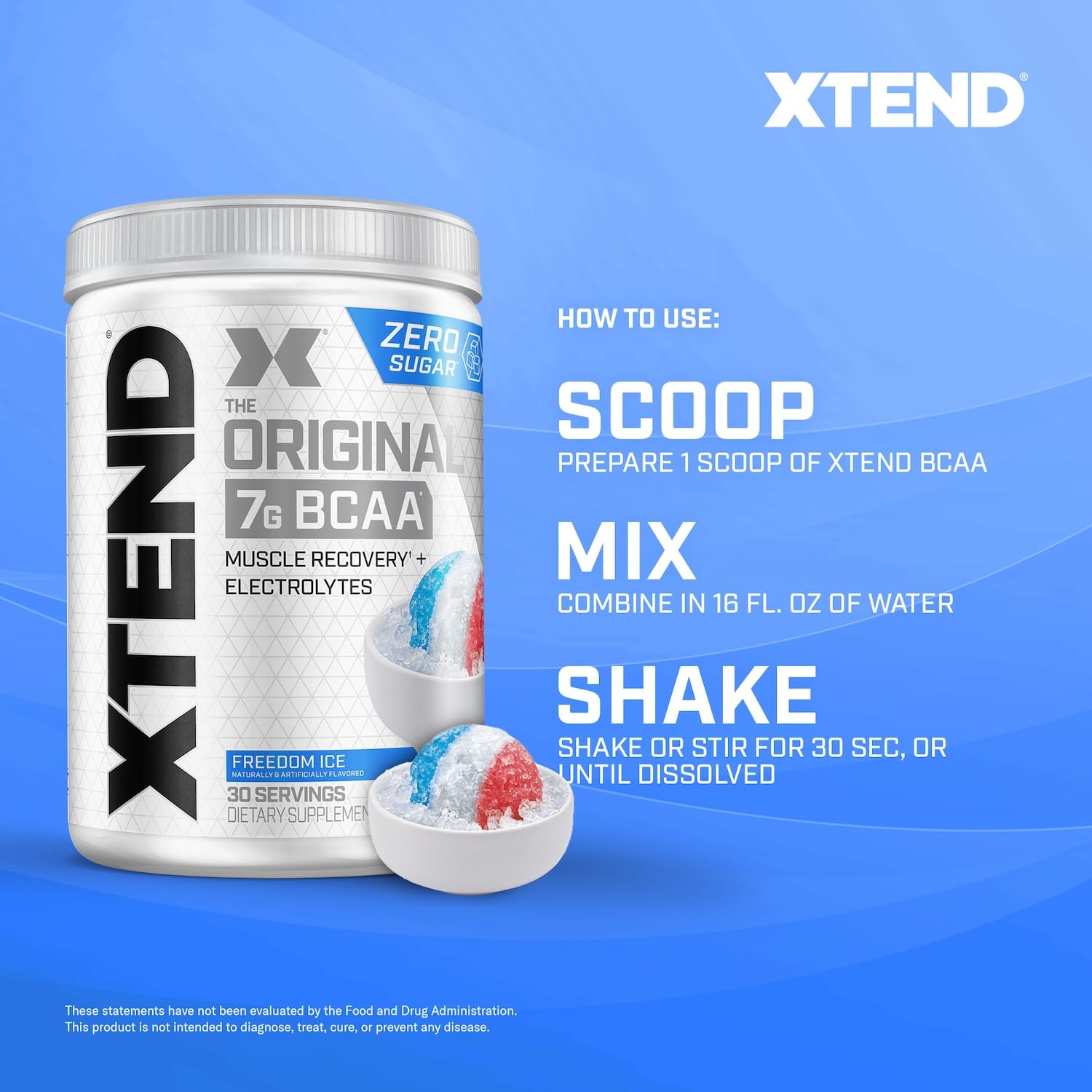Original BCAA Powder Airheads Candy Flavor, 7g BCAA and 2.5g L-Glutamine, Sugar Free Post Workout Muscle Recovery Drink with Amino Acids for Men & Women, 30 Servings Nirvana Guru