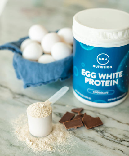 MRM Nutrition Egg White Protein | Vanilla Flavored | 23g Fat-Free Protein | with Digestive enzymes | Highest Biological Value | Clinically Tested | 20 Servings - Nirvana Guru
