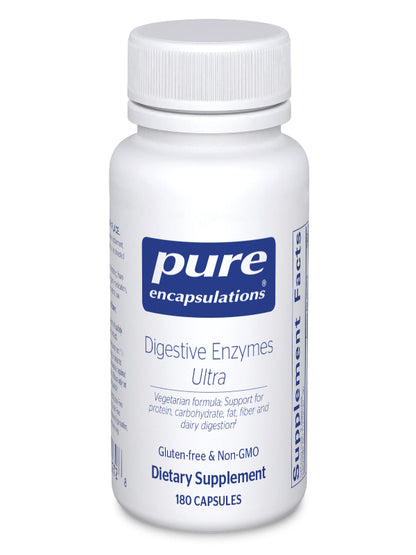 Pure Encapsulations Digestive Enzymes Ultra - Vegetarian Digestive Enzyme Supplement to Support Protein, Carb, Fiber, and Dairy Digestion* - 90 Capsules Nirvana Guru