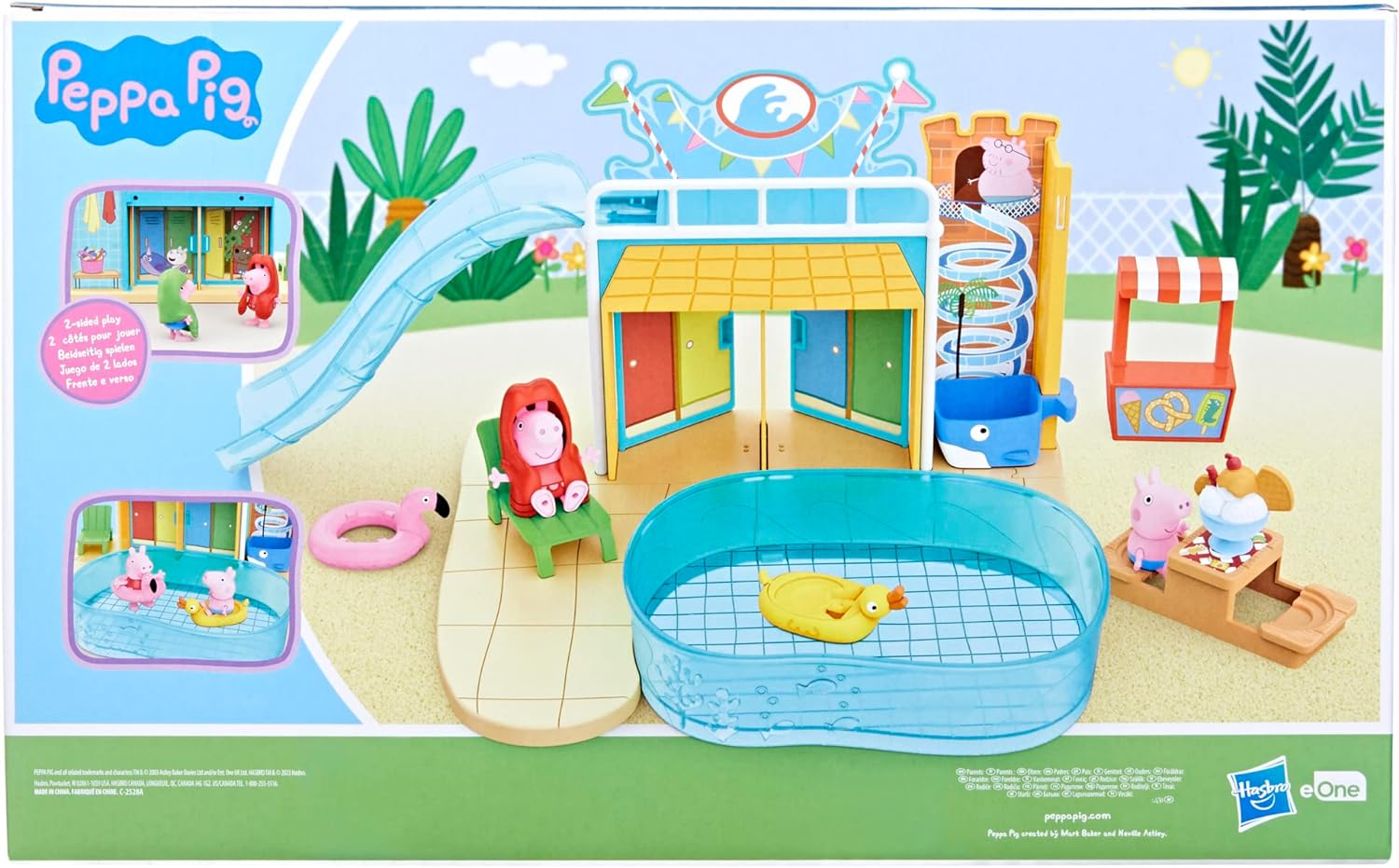 Peppa Pig Waterpark Playset with 2 Figures, Preschool Toys for 3+ Girls and Boys Nirvana Guru