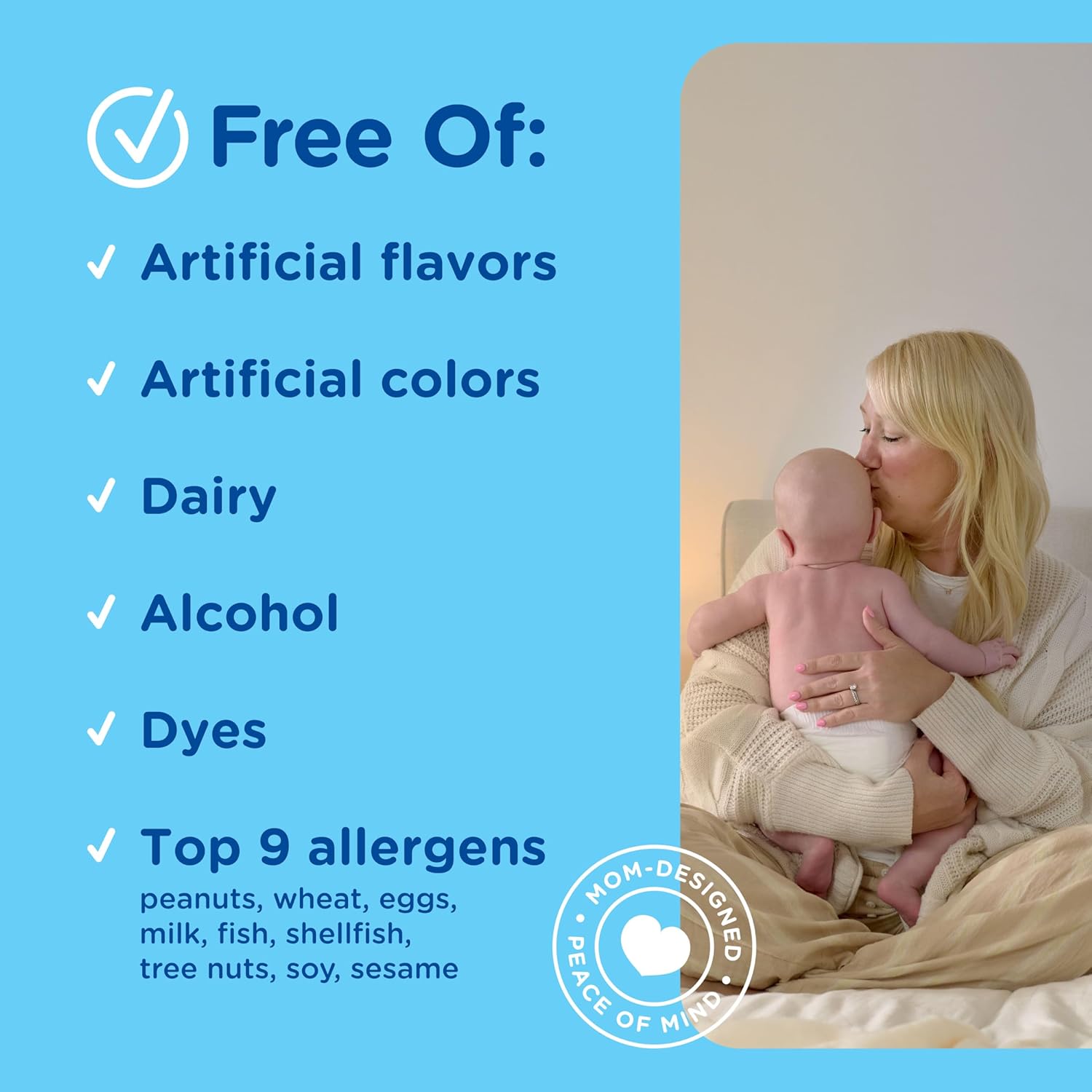 Mommy's Bliss Baby Multivitamin + Iron, Daily Essential Vitamins for Immune Support, Healthy Growth & Bone Development*, Age 2 Months+, 30 ml, Liquid - Nirvana Guru