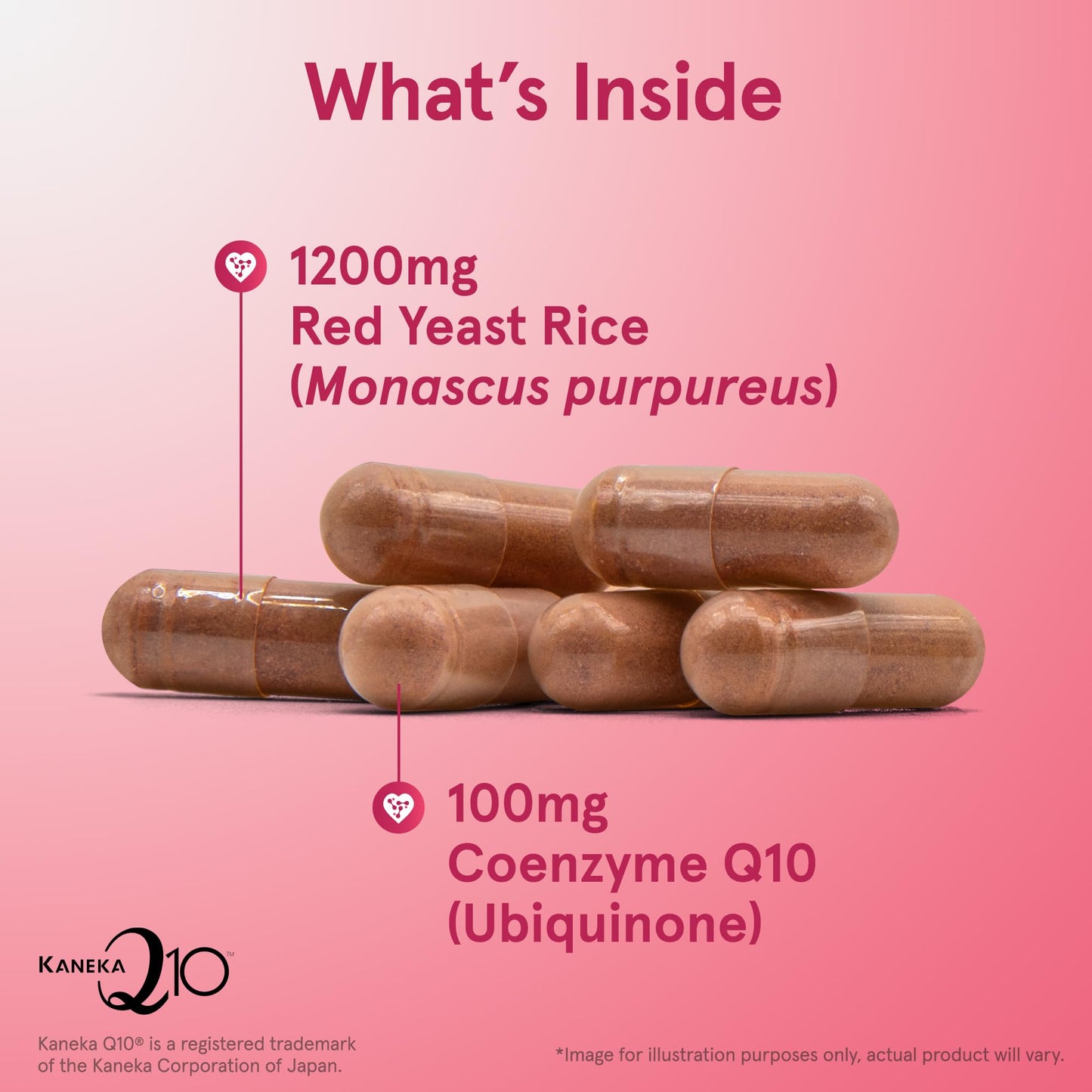 Jarrow Formulas Red Yeast Rice 1200 mg & Co-Q10 100 mg Per Serving - 120 Veggie Caps - 60 Servings - Herbal Heart Health Dietary Supplement - Supports Cardiovascular & Heart Health - Vegan - Nirvana Guru