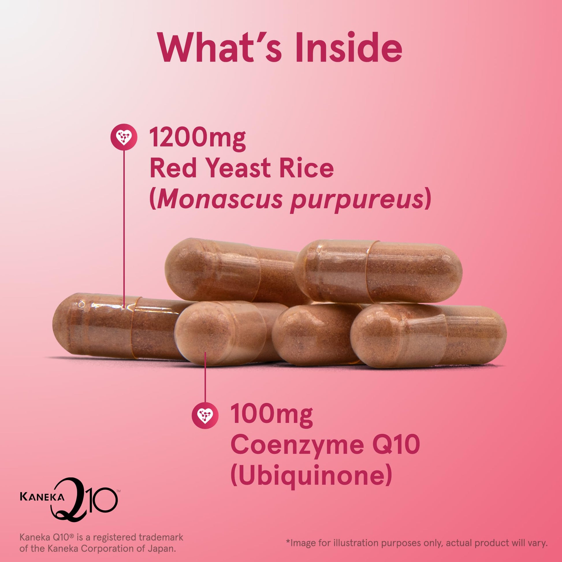Jarrow Formulas Red Yeast Rice 1200 mg & Co-Q10 100 mg Per Serving - 120 Veggie Caps - 60 Servings - Herbal Heart Health Dietary Supplement - Supports Cardiovascular & Heart Health - Vegan - Nirvana Guru