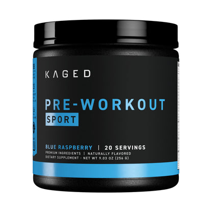 Kaged Sport Pre Workout Powder for Men & Women, Mango Lime, Sport Certified, 188mg Caffeine, Nitric Oxide Supplement, Beta Alanine for Energy, Weightlifting, Cardio Endurance & Strength, 20 Servings Nirvana Guru