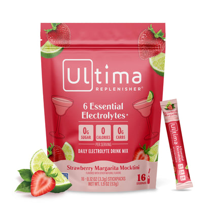 Ultima Replenisher Daily Electrolyte Powder Drink Mix – Sugar Free – Original Variety, 20 Stickpacks – Hydration Packets with 6 Electrolytes and Minerals – Keto Friendly, Vegan, Non-GMO - Nirvana Guru