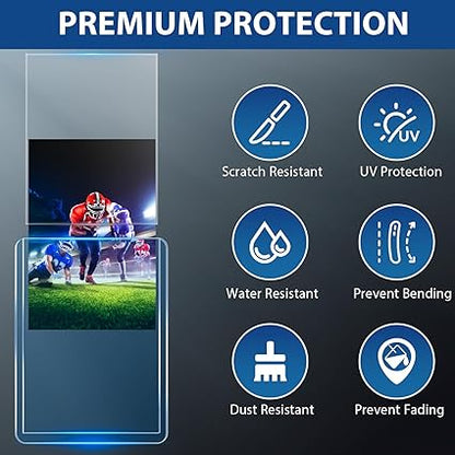 200 Card Sleeves & Top Loaders for Cards – 3"x4" Hard Plastic Baseball Card Protectors | Premium Trading Card Holders with 100 Toploaders + 100 Penny Sleeves nirvanaguru