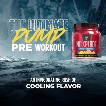 BSN N.O.-XPLODE Pre Workout Powder, Energy Supplement for Men and Women with Creatine and Beta-Alanine, Flavor: Fruit Punch, 30 Servings Nirvana Guru