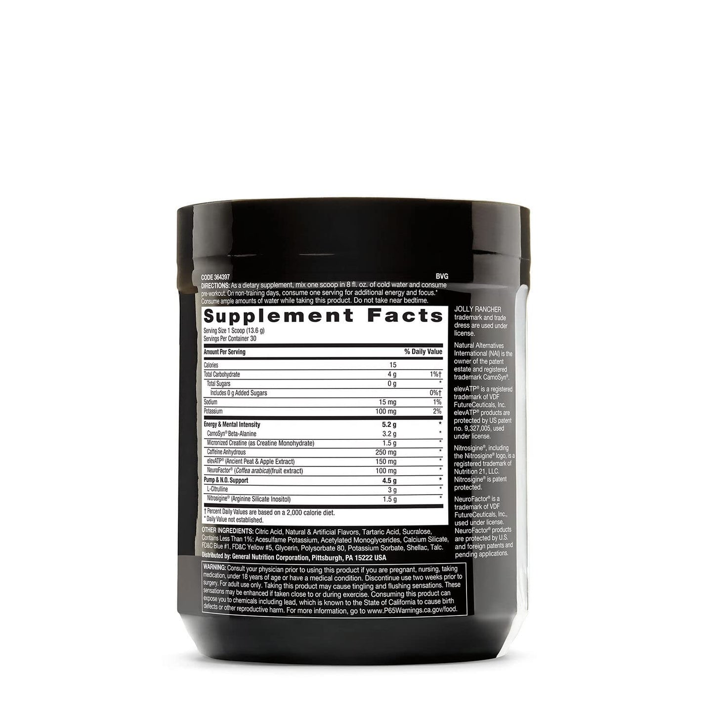 BEYOND RAW LIT Pre Workout Powder Supplement for Men and Women, Energy, Focus, Endurance, Pumps, Nitric Oxide Boost, 250mg Caffeine, Creatine, Beta Alanine, Gummy Worm, 30 Servings Nirvana Guru