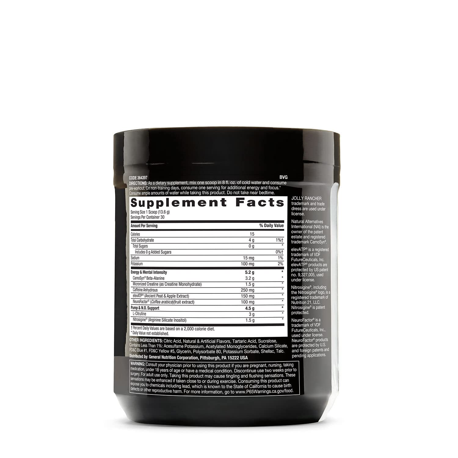 BEYOND RAW LIT Pre Workout Powder Supplement for Men and Women, Energy, Focus, Endurance, Pumps, Nitric Oxide Boost, 250mg Caffeine, Creatine, Beta Alanine, Gummy Worm, 30 Servings Nirvana Guru