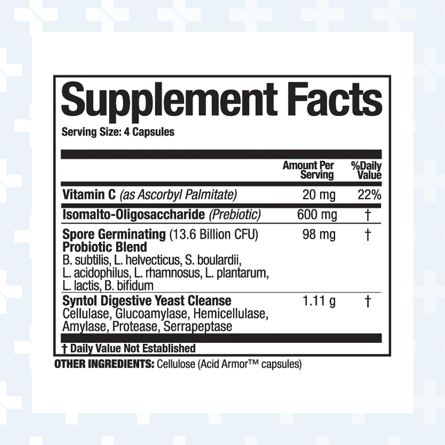 Arthur Andrew Medical, Syntol, 3-in-1 Formula with Probiotics, Prebiotic Fiber & Yeast Cleansing Multi-Enzymes, 90 Nirvana Guru