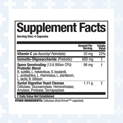 Arthur Andrew Medical, Syntol, 3-in-1 Formula with Probiotics, Prebiotic Fiber & Yeast Cleansing Multi-Enzymes, 90 Nirvana Guru