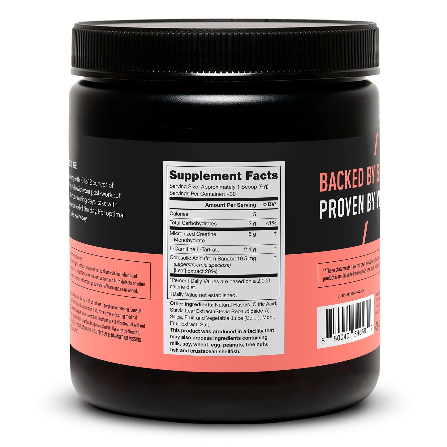 LEGION Recharge Post Workout Drink - Micronized Creatine Monohydrate Natural Post Workout Recovery Drink - Muscle Builder & Recovery Booster Post Workout Supplements (Strawberry Lemonade, 30 Servings) Nirvana Guru
