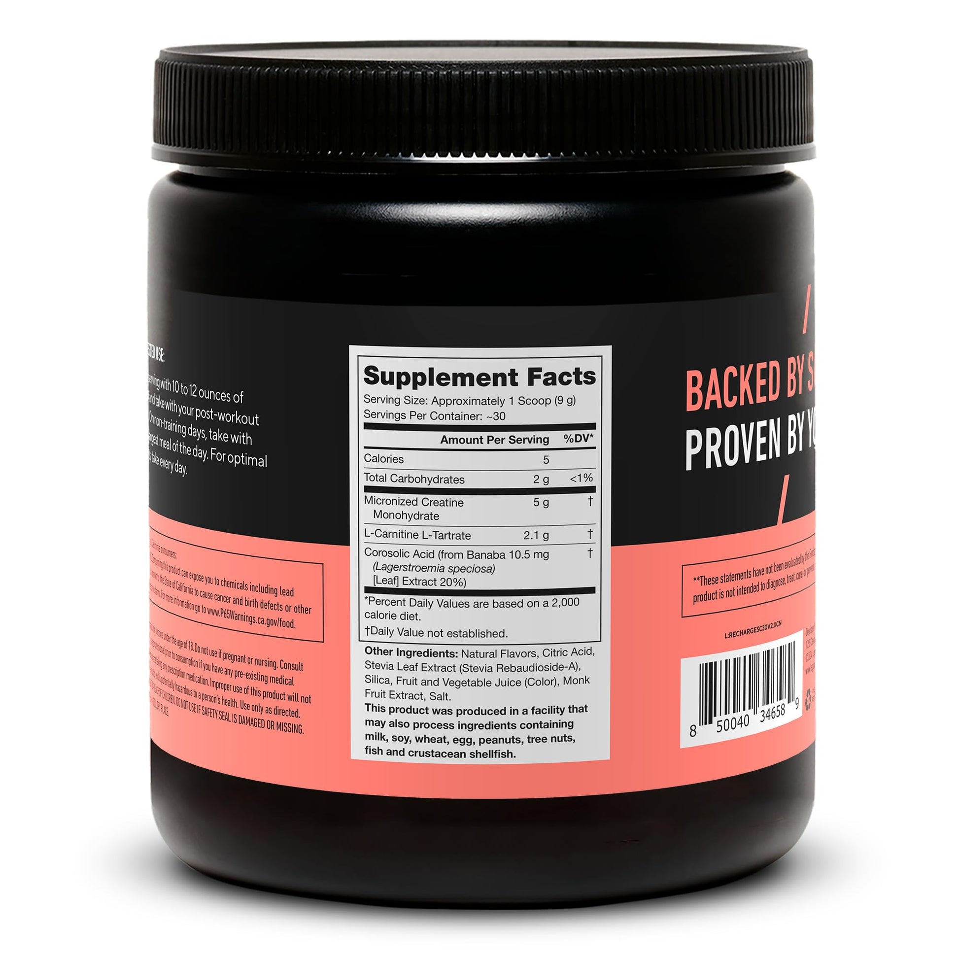 LEGION Recharge Post Workout Drink - Micronized Creatine Monohydrate Natural Post Workout Recovery Drink - Muscle Builder & Recovery Booster Post Workout Supplements (Strawberry Lemonade, 30 Servings) Nirvana Guru