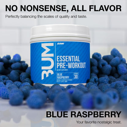 RAW Nutrition - Essential Pre - Chris Bumstead Pre Workout Formula, Sports Nutrition Pre-Workout Powders | Men & Womens Drink, Energy Powder for Working Out (Peach Mango)