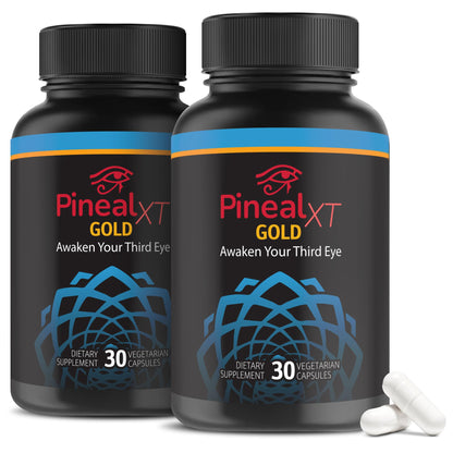 Pineal XT Gold - Pineal Gland Supplement - Third Eye Awakening - Focus and Memory Supplement for Brain - 7 Powerful Ingredients Decalcify, Detox, and Activate Your Pineal Gland Nirvana Guru
