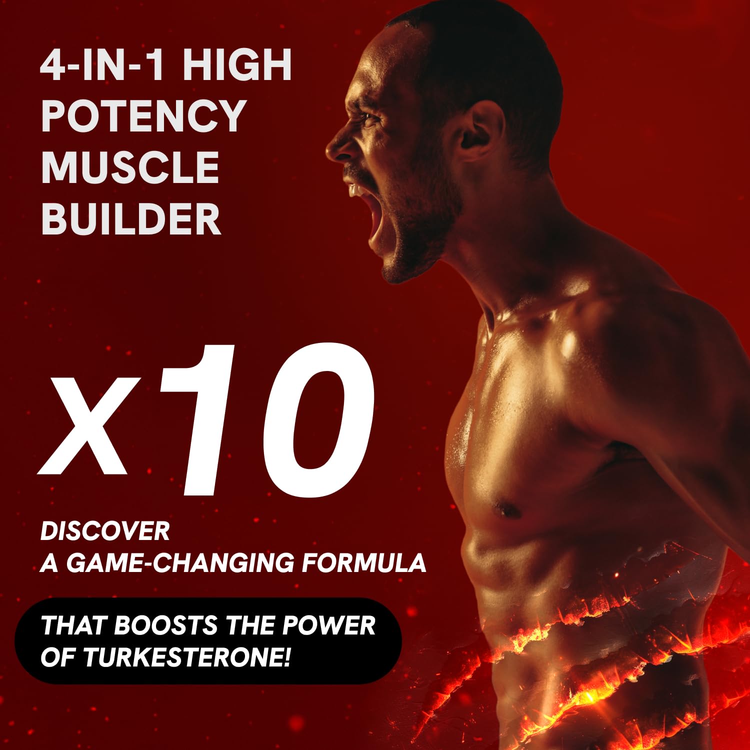 Turkesterone Supplement for Men - Organic Turkesterone Supplement for Muscle Growth w/Fadogia Agrestis Pterostilbene | Complexed Turkesterone Powder | 120 Turkestrone Vegan Capsules 1 Pack Nirvana Guru