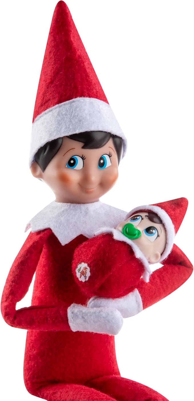 The Elf on the Shelf Frost Pips Mini Blooms Elf Baby Boy with Blue Eyes - Includes Frost Flower Cradle - for Ages 3 Years and Above Nirvana Guru