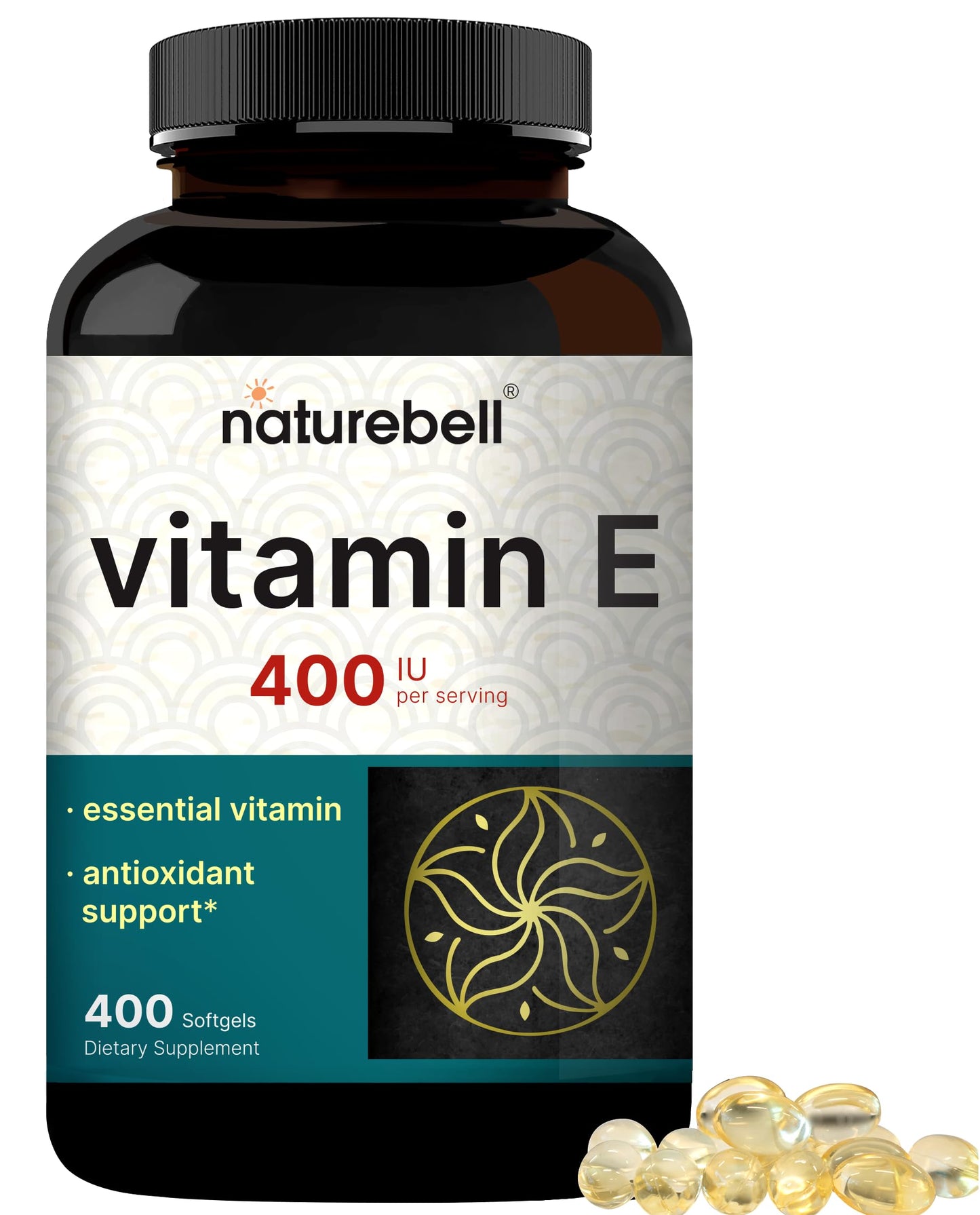 NatureBell Vitamin E Oil Softgels, 1,000 IU Per Serving, 300 Pills | Essential Antioxidant Supplements, Easily Absorbed Form – Supports Skin, Heart, & Immune Health – Non-GMO Nirvana Guru