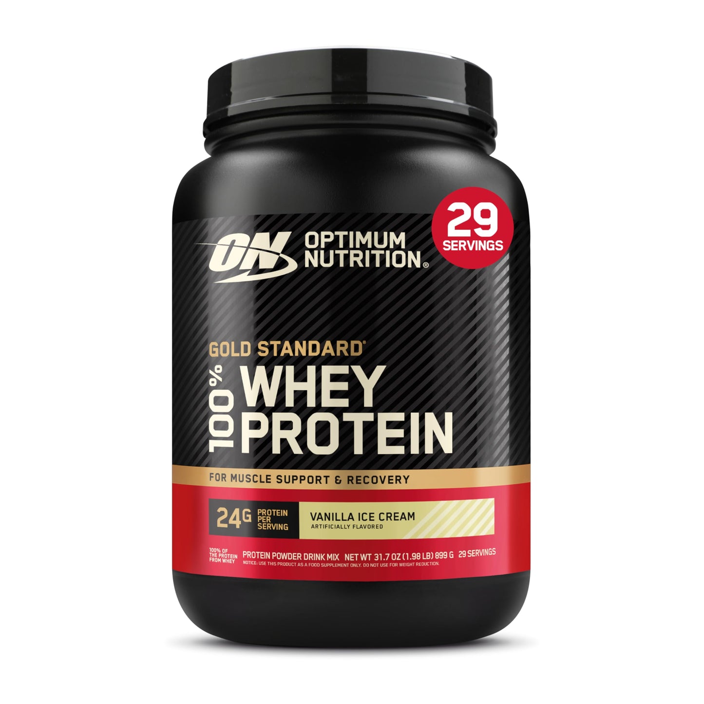 Optimum Nutrition Gold Standard 100% Whey Protein Powder, Double Rich Chocolate, 2 Pound (Packaging May Vary) - Nirvana Guru