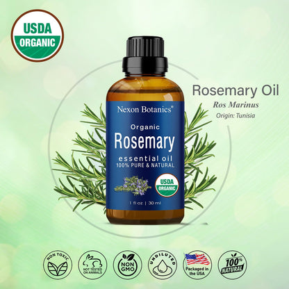 Organic Lavender Essential Oil 30 ml - Pure Natural Oils for Diffuser, Aromatherapy, Skin & Hair Care - Aceite De Lavanda Orgánico - Nexon Botanics - Nirvana Guru