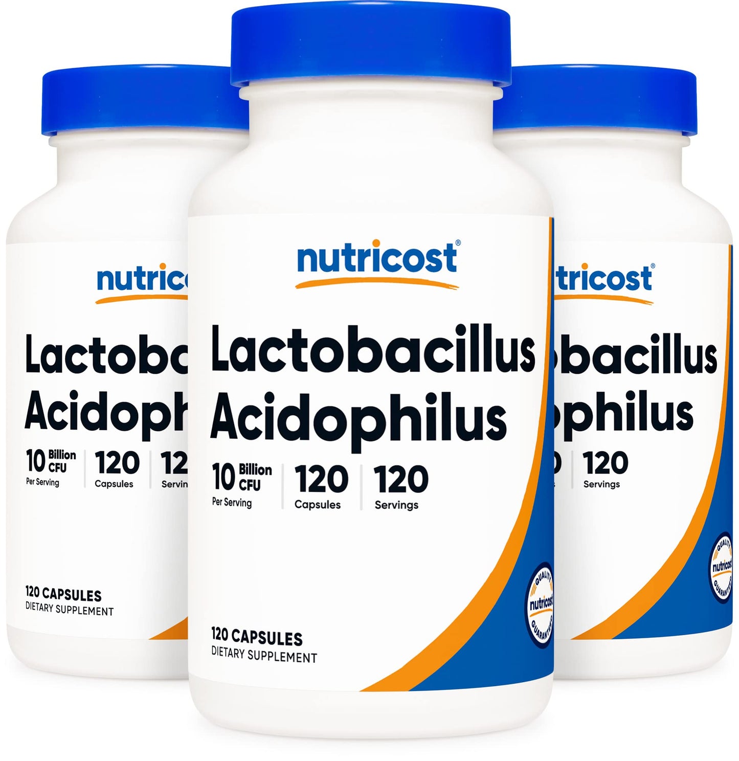 Nutricost Lactobacillus Acidophilus 10 Billion CFU, 120 Vegetarian Capsules - Nirvana Guru
