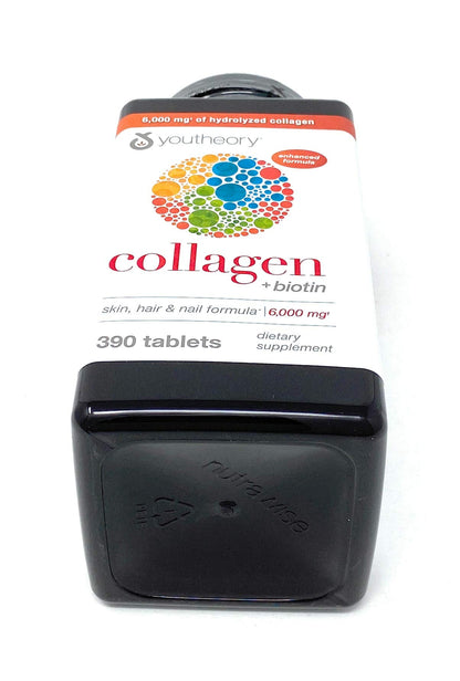 Youtheory Collagen Plus Biotin, 390 Tablets - Nirvana Guru