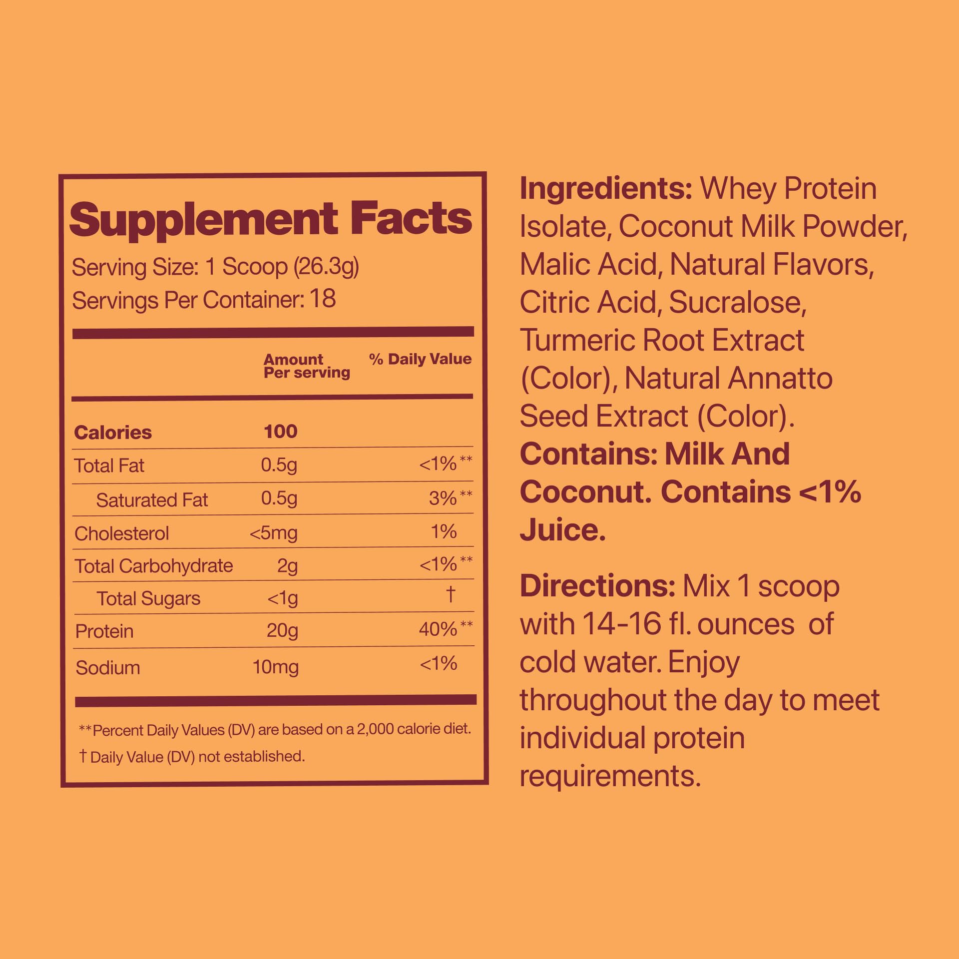 Clear Whey Isolate Protein Powder, Frosty Lemonade, 20g Complete Protein per Serving, No Added Sugar, Grass-Fed, 21 Servings Nirvana Guru
