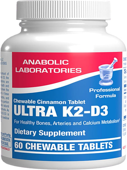 Chewable Vitamin D and K2 Supplement - Clinical D3 K2 2000IU for Bone Teeth Mood and Immune Support Plus Calcium Absorption - Vegetarian Vitamin D Chewable Cinnamon Flavor (60 Day Supply) Nirvana Guru