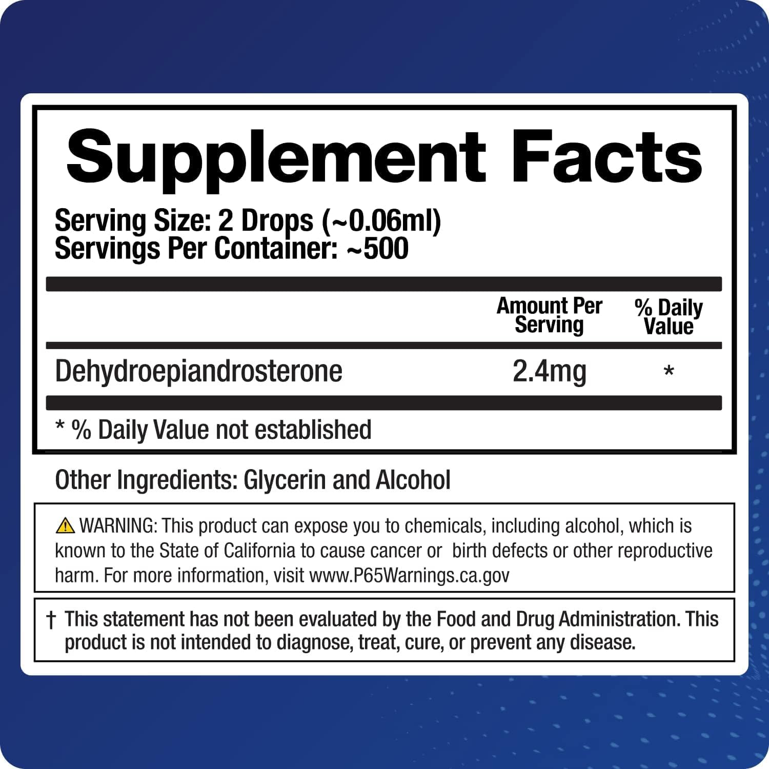 BioMatrix DHEA Liquid Hormone Supplement for Adrenal, Brain, Heart, Bone | Micronized and Liquified for Maximum Absorption, Precision Dosing, Efficacy DHEA (30 ML, 1200mg Total) Nirvana Guru