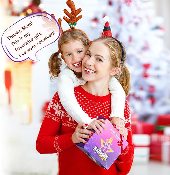 YLL Mini Karaoke Machine with 2 Wireless Microphones, TOP Kids Gifts for Girls Ages 3, 4, 5, 6, 7, 8, 9, 10, 11, 12 +Years Old, 4-12th Birthday Toy Gift for Girls Boys Party (Purple) nirvanaguru