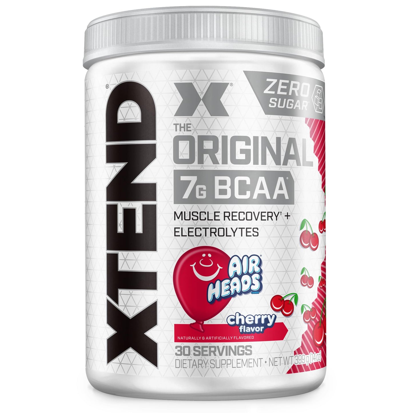 Original BCAA Powder Airheads Candy Flavor, 7g BCAA and 2.5g L-Glutamine, Sugar Free Post Workout Muscle Recovery Drink with Amino Acids for Men & Women, 30 Servings Nirvana Guru