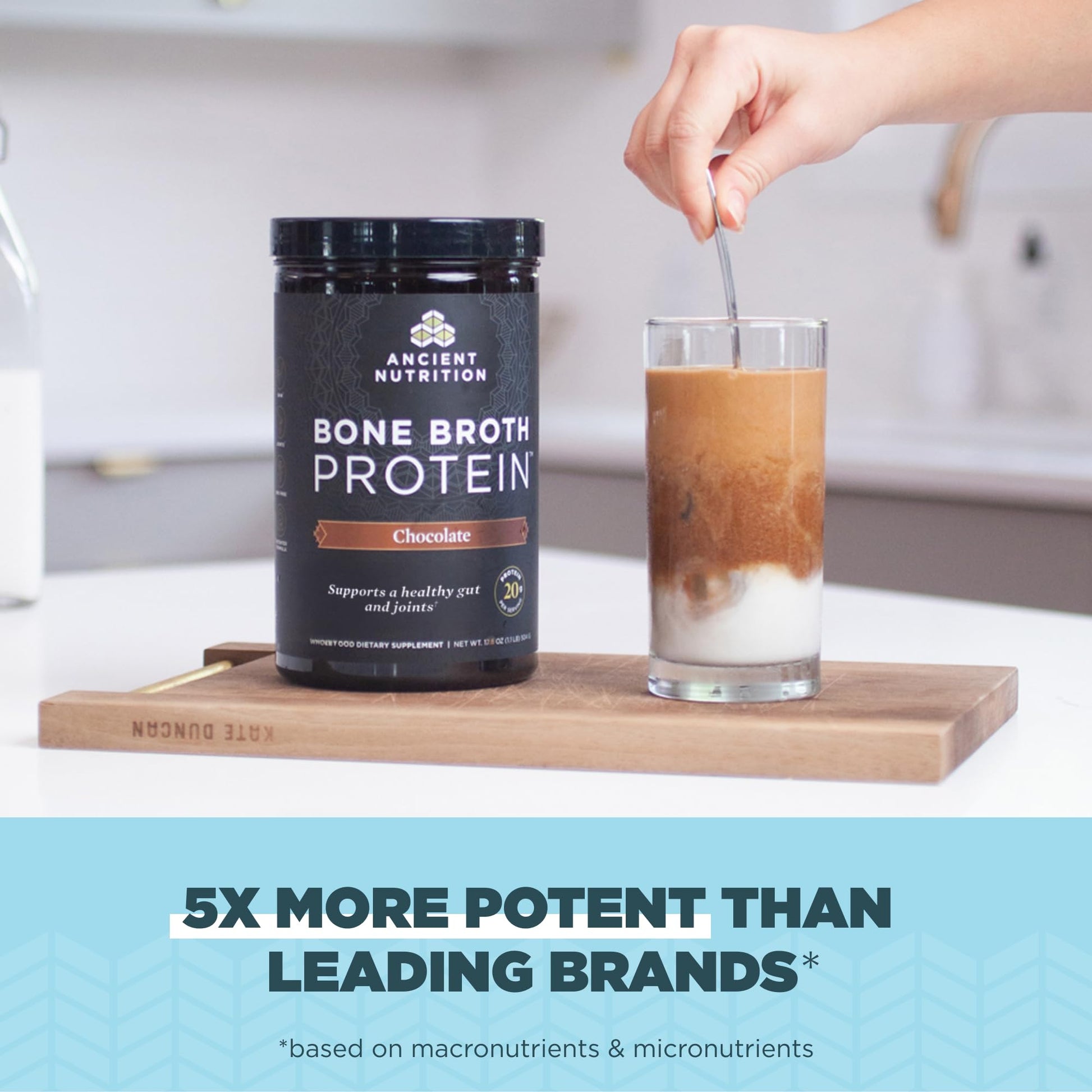 Ancient Nutrition Grass Fed, Cage Free, Bone Broth Protein Powder, 20g Protein, Hydrolyzed Collagen Peptides, Keto & Paleo Friendly, Supports Joint, Gut Health, Vanilla, 40 Servings - Nirvana Guru