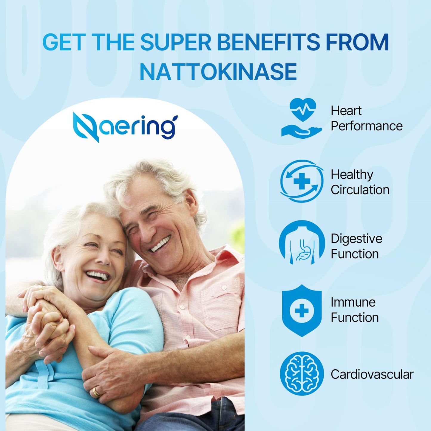 Liposomal Nattokinase 12,000 FU Serrapeptase 360,000 SPU Enzyme Supplement - Enriched with Synergistic Enzymes and Nutrient Blend & Inulin for Circulatory, Gut, Digestion 60 Capsules (1 Bottle) Nirvana Guru