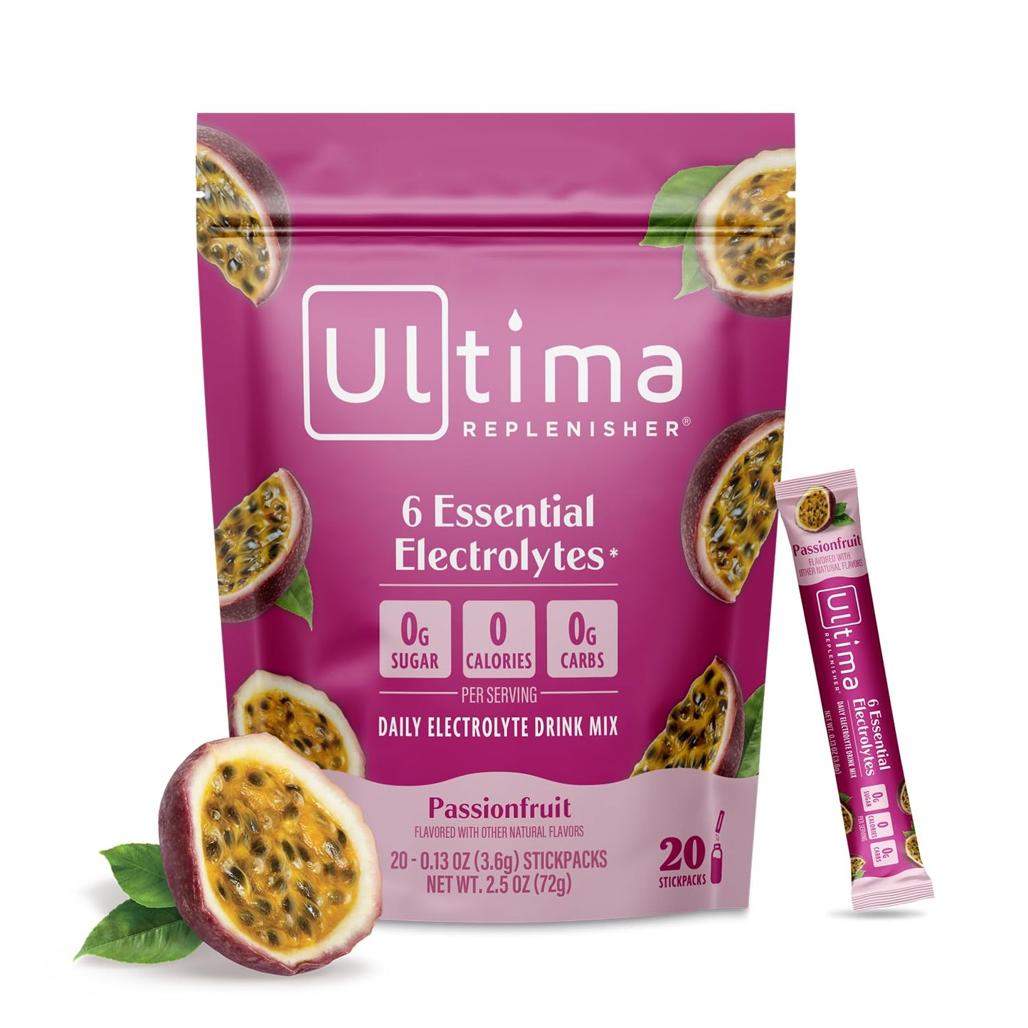 Ultima Replenisher Daily Electrolyte Powder Drink Mix – Sugar Free – Original Variety, 20 Stickpacks – Hydration Packets with 6 Electrolytes and Minerals – Keto Friendly, Vegan, Non-GMO - Nirvana Guru