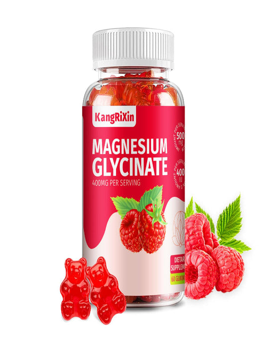 Magnesium Glycinate Gummies - Sugar Free Magnesium Supplements for Adults and Kids, High Absorption Magnesium Gummies Gelatin Free (60 Count (Pack of 1)) Nirvana Guru