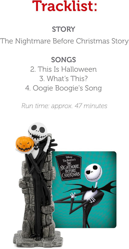 Tonies Jack Skellington Audio Toy Figurine from Disney's The Nightmare Before Christmas Nirvana Guru