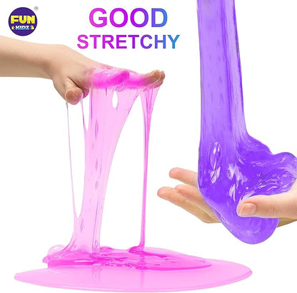 33 Cups Jumbo Slime Kit for Kids, FunKidz Premade Ultimate Slime Pack to DIY Soft, Cloud, Clear, Butter, Glitter, Glow in Dark Slime Making Kit Party Favors Gift Toys for Girls and Boys nirvanaguru