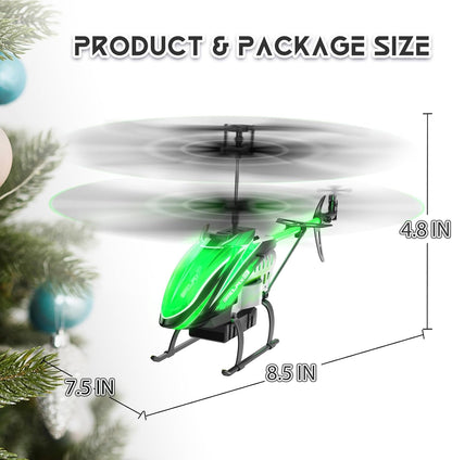 RC Helicopter, Remote Control Helicopter for Kids with 30Mins Flight(2 Batteries), 7+1 LED Light Modes, Altitude Hold, RC Toys for Boys Girls Nirvana Guru