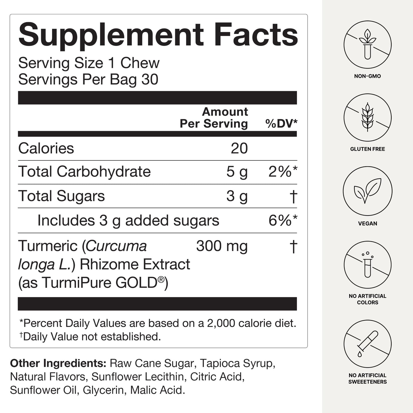 HumanN Turmeric Chews Supplement – Clinically Studied High Absorption Curcumin Complex - Orange Citrus Flavor – from SuperBeets Makers – Joint Health – 30 Count - Nirvana Guru