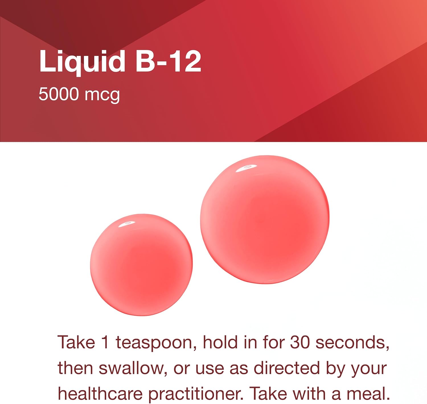 PROTOCOL FOR LIFE BALANCE Liquid B-12 5,000mcg - Nervous System Support - with B Vitamins - Dairy Free & Vegan Vitamin B Liquid - 4 fl oz Nirvana Guru