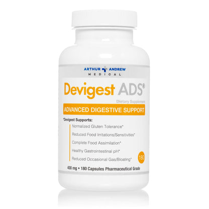 Arthur Andrew Medical - Devigest ADS, Advanced Digestive Support, Relief for Lactose Intolerance and Casein Sensitivities, Vegan, Non-GMO, 180 Capsules Nirvana Guru