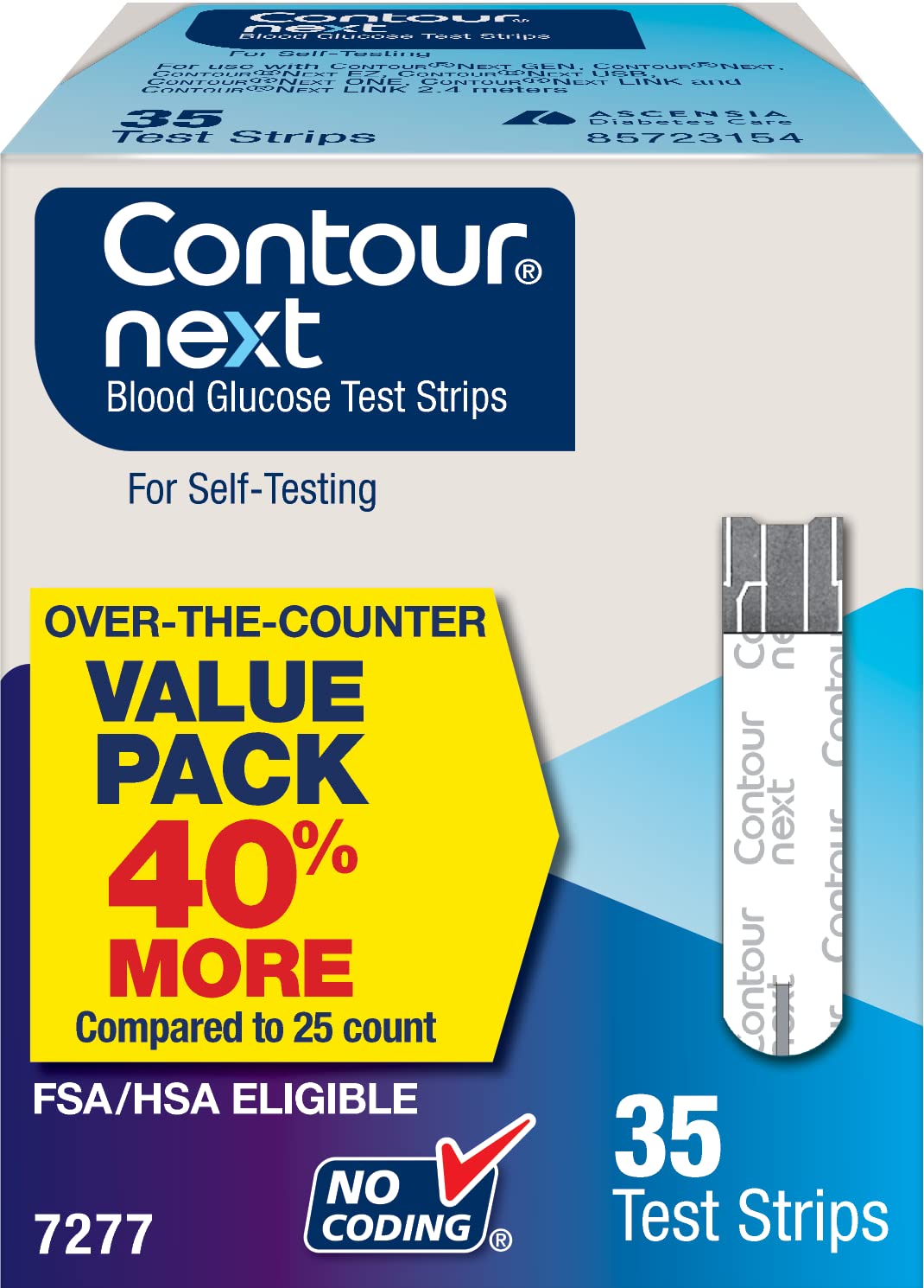 Contour Next Blood Glucose Test Strips for Diabetes, 70 Count (Pack of 1) Nirvana Guru