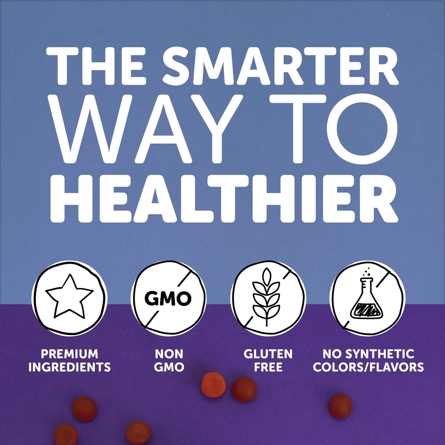SmartyPants Toddler Multivitamin Gummies - Improved Formula: Omega 3 (DHA/EPA), Vitamins D3, C, Vitamin B12, B6, A, K & Zinc, Biotin, Gluten Free, Three Fruit Flavors, 60 Count (30 Day Supply) Nirvana Guru