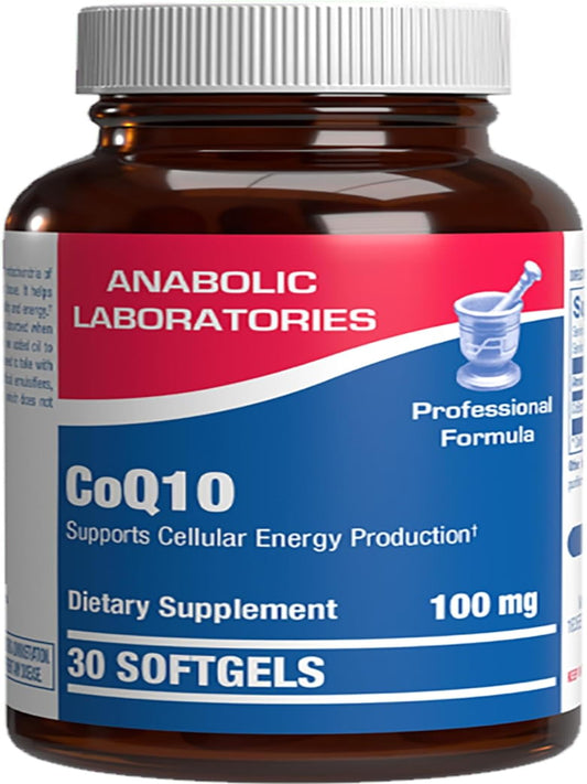 High Absorption CoQ10 100mg Softgels - Clinical Formula Coenzyme Q10 100mg for Skin Heart Energy Antioxidant and Brain Support - Easy to Swallow - Made in The USA in cGMP Facilities - 30 Servings Nirvana Guru
