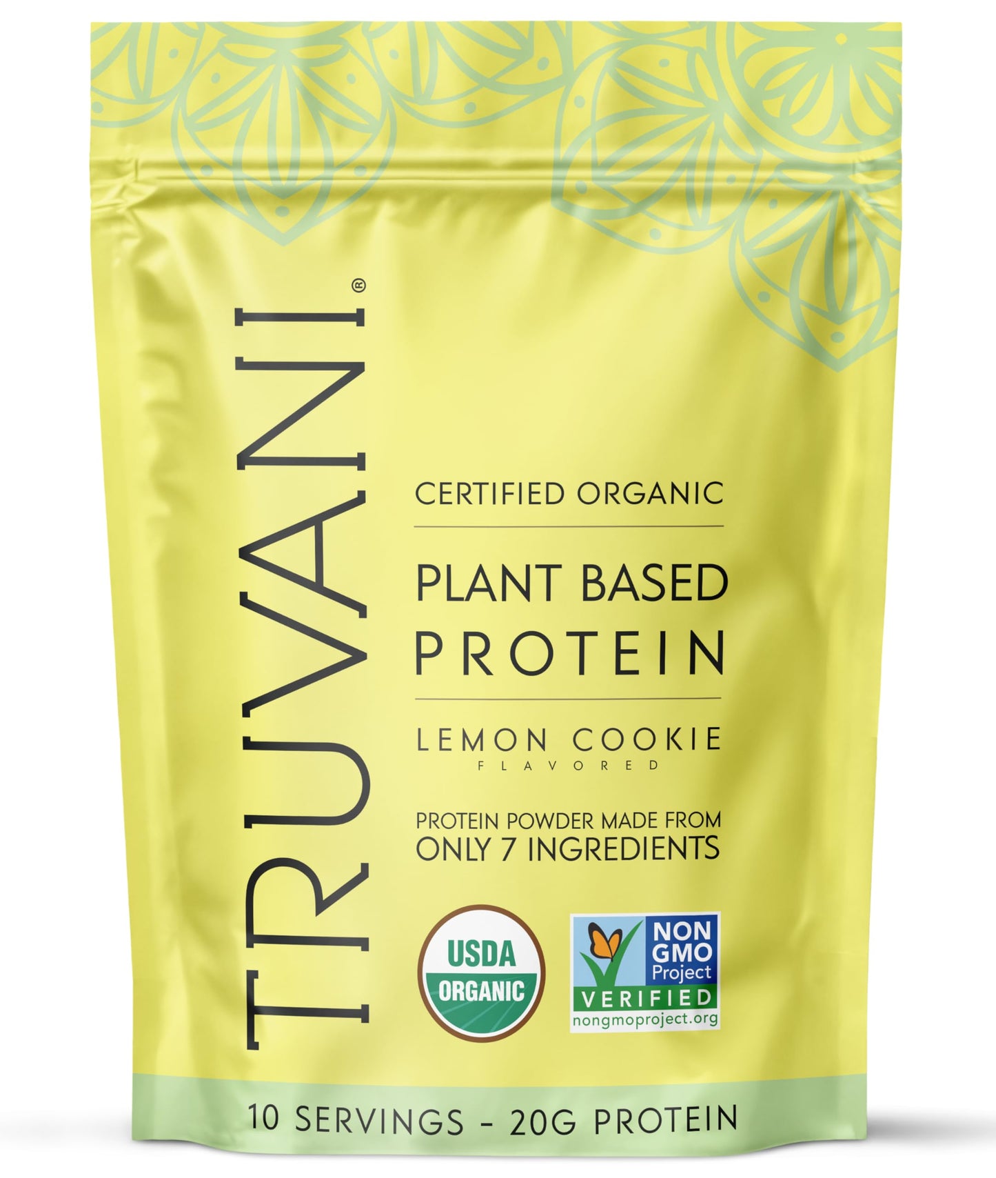 Truvani Vegan Protein Powder | Vanilla | 20g Organic Plant Based Protein | 18 Servings | Keto | Gluten & Dairy Free | Low Carb | No Added Sugar
