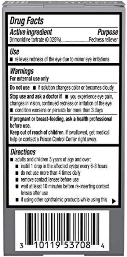 LUMIFY Eye Drops for Red Eyes, Redness Reliever for Brighter Looking Eyes, Works in 1 Minute & Lasts Up to 8 Hours, Eye Drops, 0.08 Fl Oz (2.5 mL), Packaging May Vary