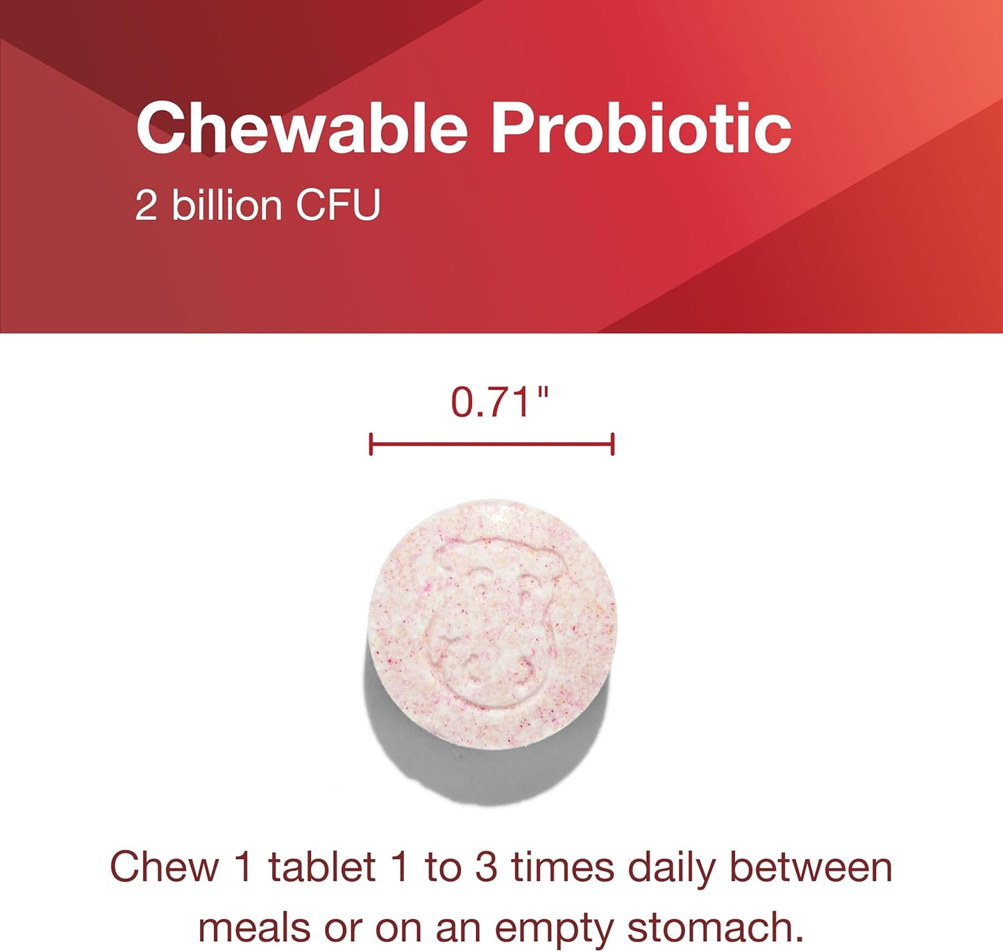 PROTOCOL FOR LIFE BALANCE Chewable Probiotic - 2 Billion CFU - Digestive Health & Immune System Support - Xylitol & Sorbitol - Lactobacillus Rhamnosus Probiotic - Halal & Vegan - 90 Chewables Nirvana Guru